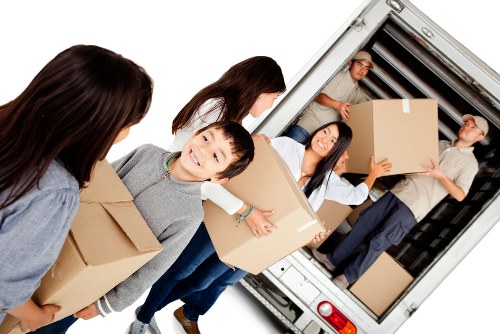 Man with a van helping with a local move in Collierrow
