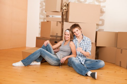 Local man and van loading furniture for a move in Collierrow