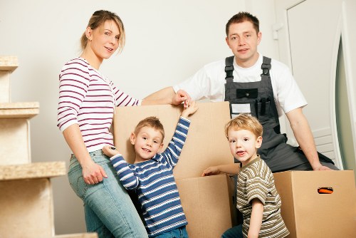Removals van supporting a local move in Collierrow