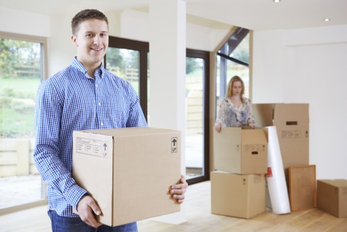 Packing and unpacking service for a home move in Collierrow