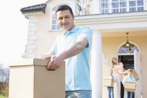 Local moving team delivering items for a home or business in Collierrow