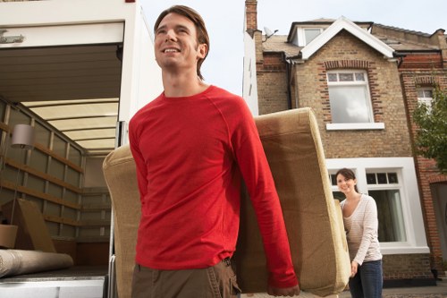 Furniture removal from an upstairs room in Collierrow