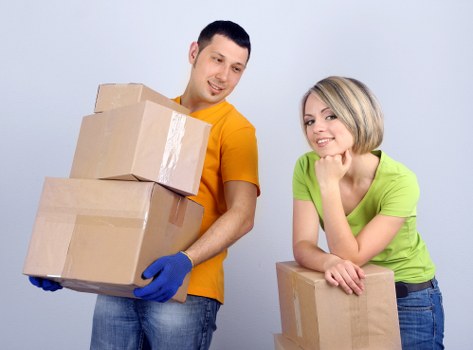 Local removals team handling household items in Collierrow
