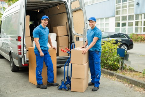 Staff training for safe lifting and handling during a house move