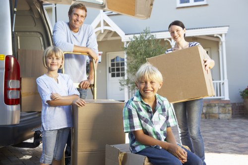 Van loading for household furniture move in Collierrow