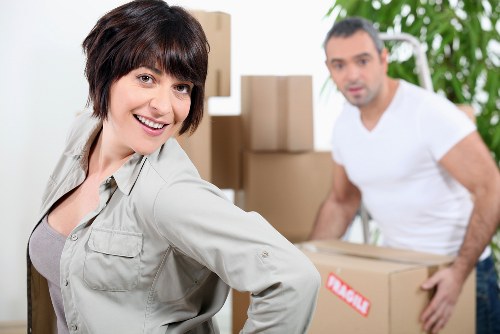 Loading furniture into a van for a Collierrow collection