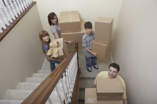 Van service helping with a small residential move in Collierrow